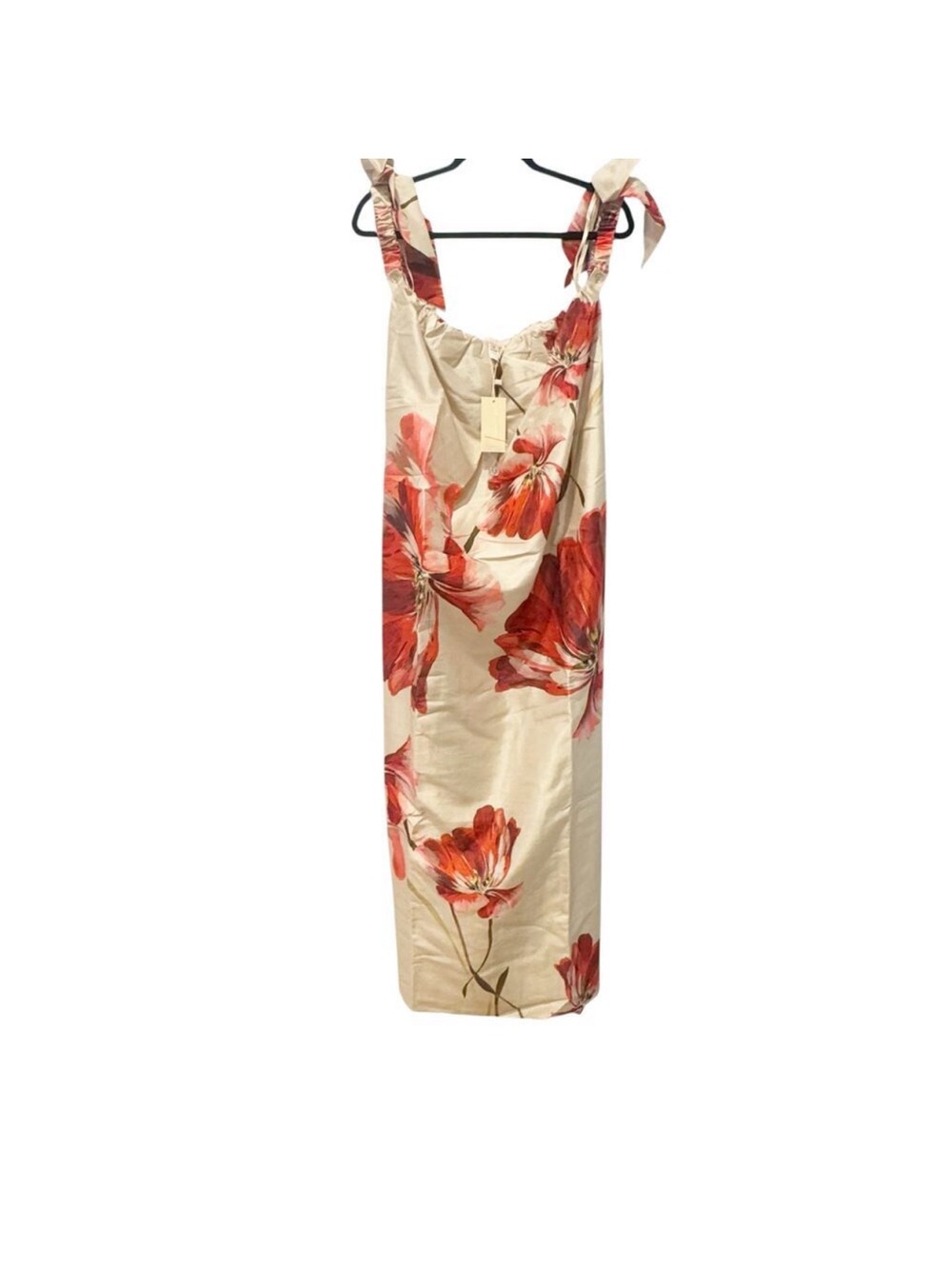 NWT Hutch Anthropologie Iris Off-The-Shoulder Maxi Dress Sz L - Picture 8 of 16